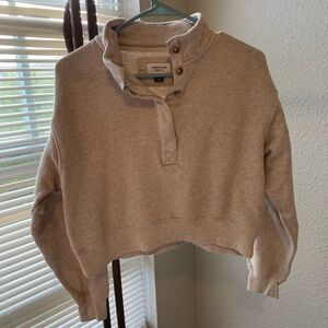 American Eagle Outfitters Tan Cowl Neck Sweater